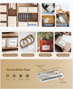 NIIMBOT B21/B203/B3S Colored Label Machine Printing Paper Self Adhesive Label Waterproof Oil Resistant Tear Resistant Label