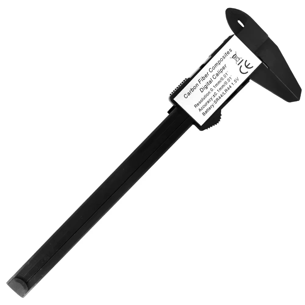 100mm/150mm Electronic Digital Display  Caliper Carbon Fiber Dial Vernier Gauge  Measuring Tool Ruler for Precision Measurement