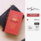 Fromthenon Travel Notebook Refill Vintage Embossed Gold Foil Cover Blank Grid Inner Pages for Retro Travel Journal Planner