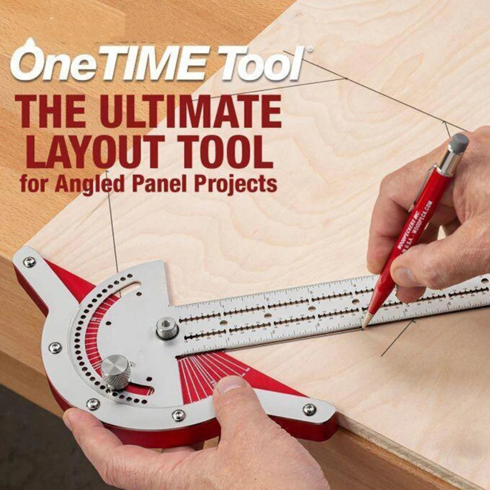 10/15/20 inch Woodworkers Edge Rule Protractor Woodworking Ruler Angle Measure Stainless Steel Carpentry Layout Carpenter Tools