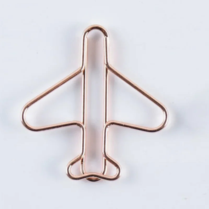 10pcs/set Metal Paperclips Multiple Cartoon Heart Animal Styles Paper Clip Book Scrapbook Planner Page Bookmark Binder Clip