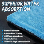 Microfiber Car Wash Towel Large Car Quick Drying Cloth Super Absorbent Car Window Cleaning Towel Thicken Car Detailing Rags
