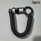Colorful Spring Coil Lanyard DIY Phone Tether Keychain Pendant Earphone Holder for Mobile Case Accessory