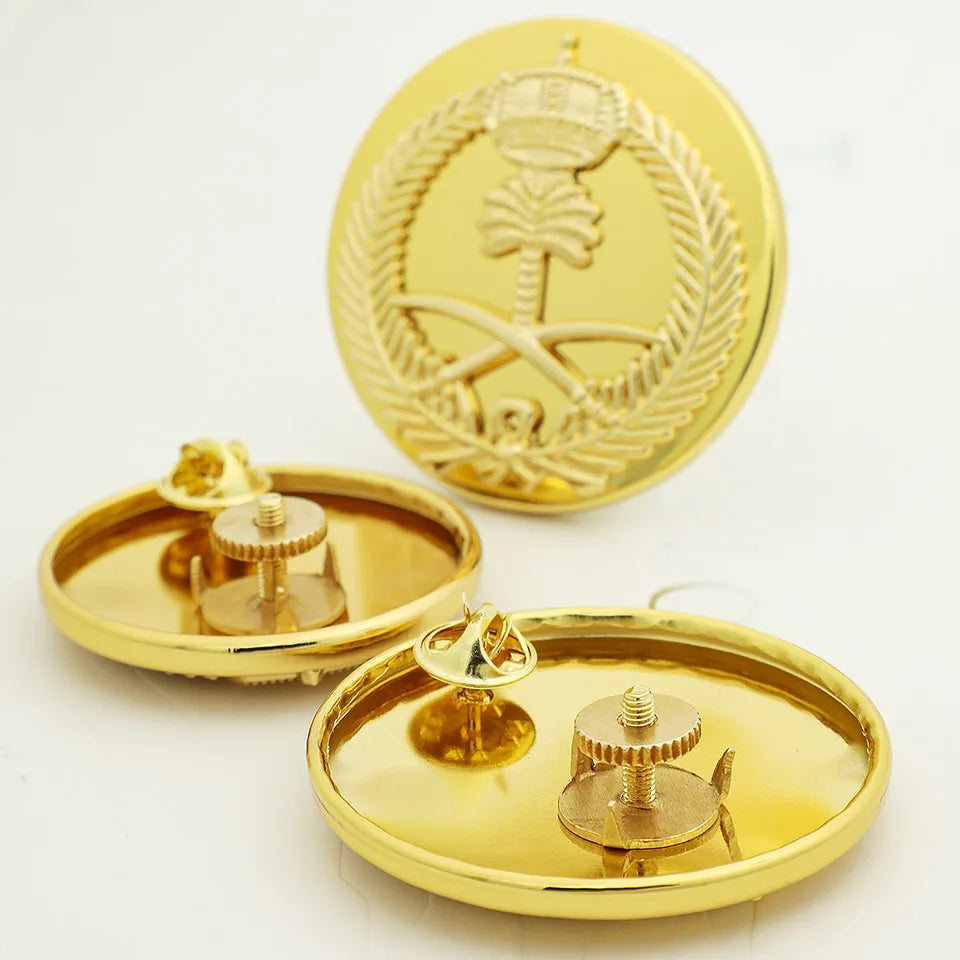 Custom Logo 3D Metal Badge Gold Zinc Alloy Pins for Garment Labels butterfly Clutch for Hat Souvenir Gift  Uniforms