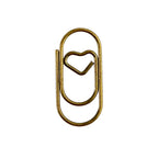 50pcs Metal Macaron Love Heart Paper Clips Gold Rose Gold Mini Bookmark Ticket Photo Binder Clips Patchwork Clip Office Supplies