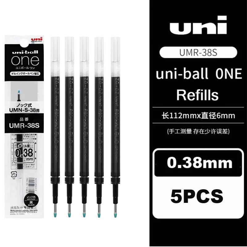 New Uni uniball Zento Flow Metal Rollerball Pen Aluminum Grip Gel Pens 0.5mm Water-Based Black Ink Ultra Smooth Writing Japan