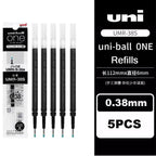 New Uni uniball Zento Flow Metal Rollerball Pen Aluminum Grip Gel Pens 0.5mm Water-Based Black Ink Ultra Smooth Writing Japan