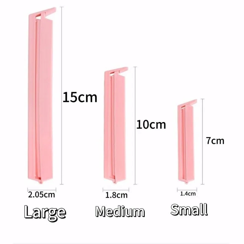 12-60Pcs Portable New Kitchen Storage Food Snack Seal Sealing Bag Clips Sealer Clamp Plastic Tool Kitchen Accessories Wholesale