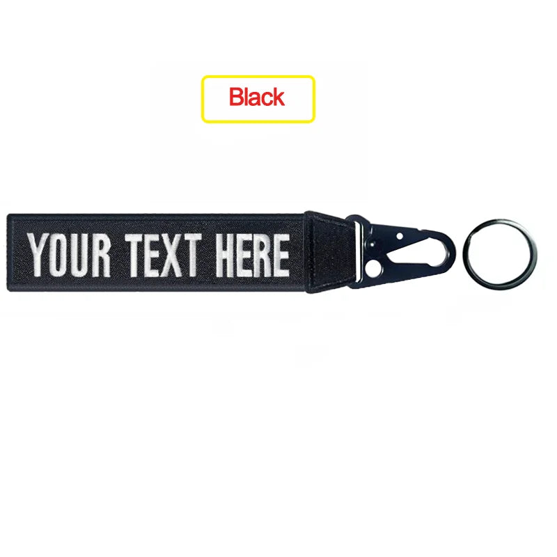 Customized Luggage Tag, Personalized Keychain, Name Patch, Embroidery Accessories for Suitcase and Bag, Luxury Eagle Beak Buckle