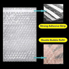 Transparent Bubble Mailers Self-sealing Plastic Shockproof Shipping Bag Self-adhesive Bubble Foam Packing Bags Cushioning Bag