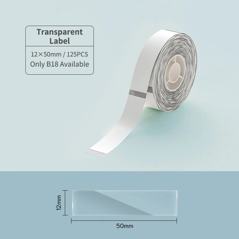 Wireless portable printer color label printer NIIMBOT B18 thermal transfer technology ribbon printing multi-color printing