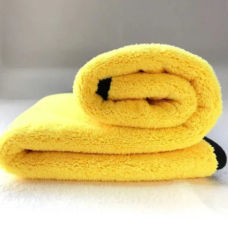 Double Sides Car Microfiber Towels Auto Detailing Drying Cloth Hemming Super Absorbent Washing Cleaning Cloths Rags Clean Tools