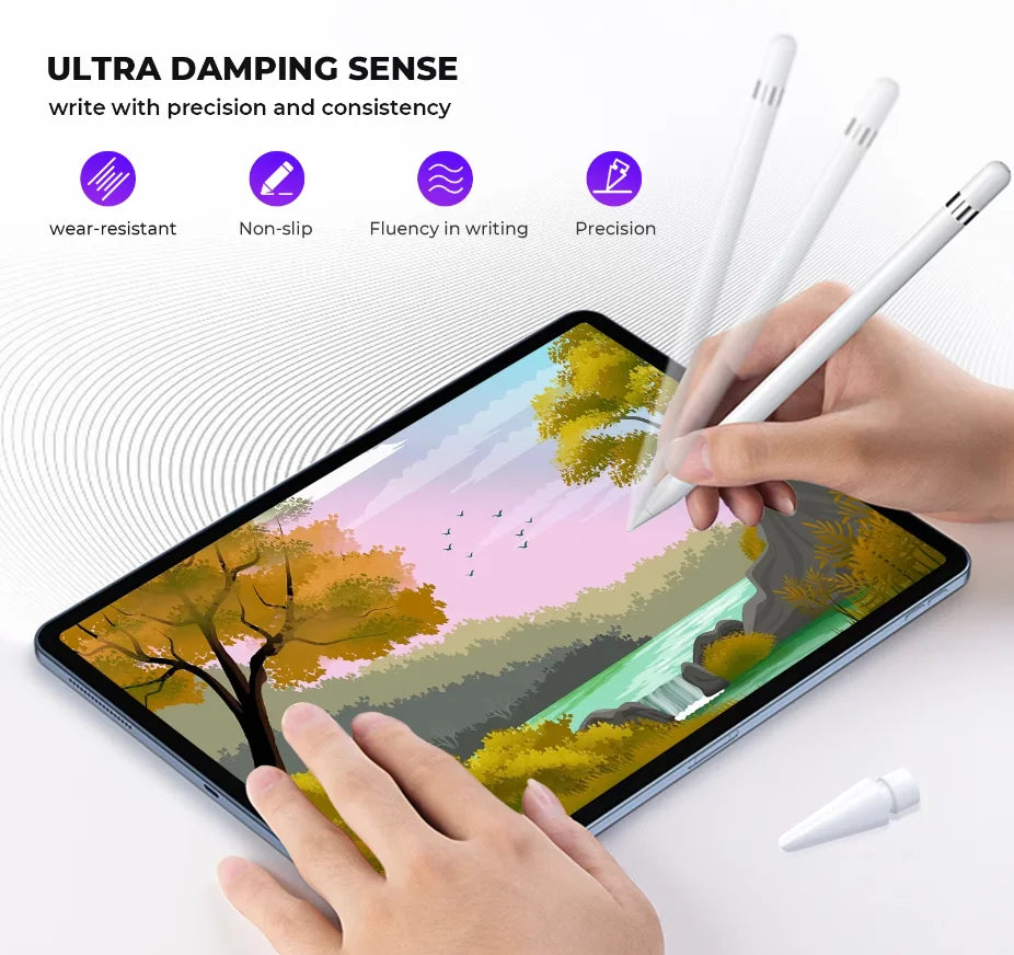 6/4 in 1Replacement Pencil Tips For Apple Pencil Pro/2nd Gen/1st Gen/USB-C, Upgraded iPad Pen Tips With Storage Case