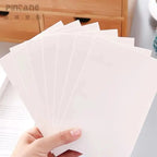 50/100/200pcs 14.8×9.8cm/5.8×3.8 in White Paper Card Paper, DIY Gift Packing Cardboard Paper Blank Postcard Hand-Drawn Doodles