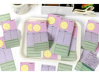 80 Sheets Cartoon Brief Scrapbooking Memo Pad Simple INS Message Paper Student List Notes School Stationery Journaling supplies