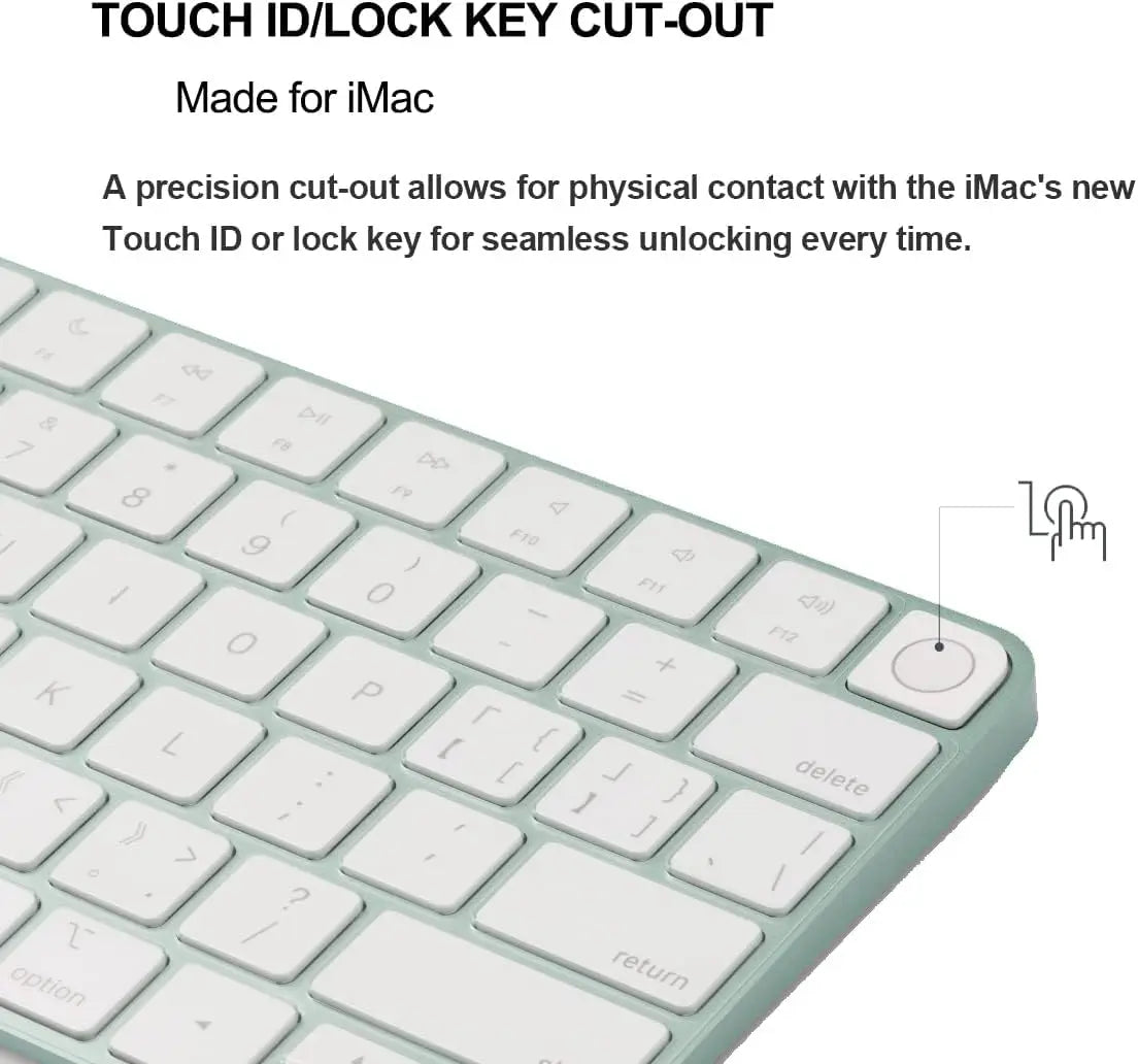 Ultra Thin TPU Keyboard Protector Cover Skin for Magic Keyboard with Touch ID A2449 A3118 MK293LL/A A2450 A3203