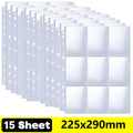 A4 Size 9 Pocket Trading Gaming Card Sleeves Double Side Storage Album Binder Pages Card Collection Holders Idol Photo Albums