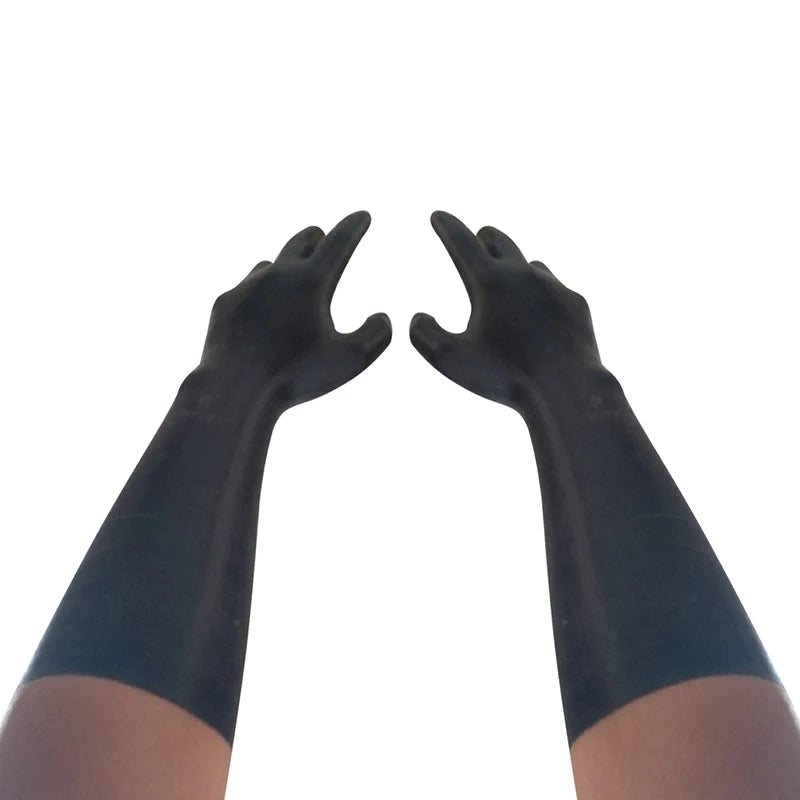 plus Size 0.6mm Thickness Seamless Latex Gloves for Cosplay Costume Accessories Special Occasions Handwear Mittens