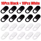 Webcam Cover Shutter Magnet Slider Plastic Camera Cover for iPad Tablet Web Laptop Pc Camera Mobile Phone Lenses Privacy Sticker
