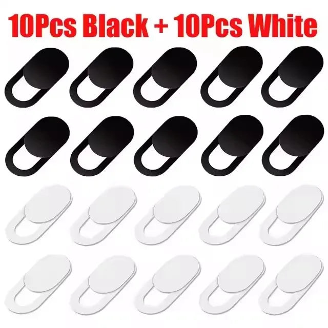 Webcam Cover Shutter Magnet Slider Plastic Camera Cover for iPad Tablet Web Laptop Pc Camera Mobile Phone Lenses Privacy Sticker