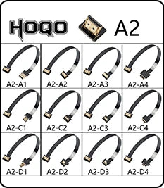 HDMI-compatible, FPV HDMI FFC HDMI Ribbon Cable 90 Degree Mini/Micro HDMI to Standard HDMI PCB Connector 20pin FPV Micro HDMI 5c