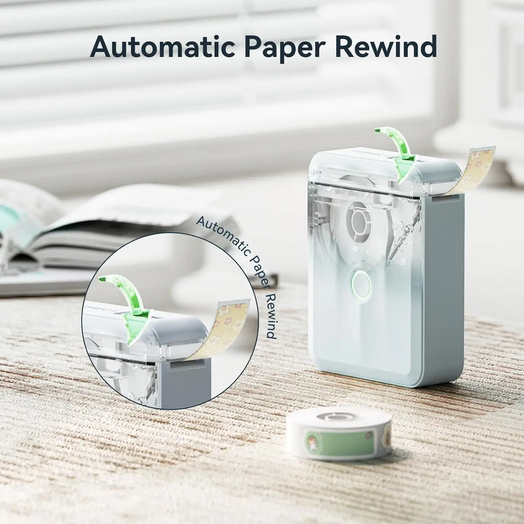 Niimbot D110 Label Printer Bluetooth Mini Adhesive Portable Smart Label Maker UV Without Ink For Office School Labeling Machine
