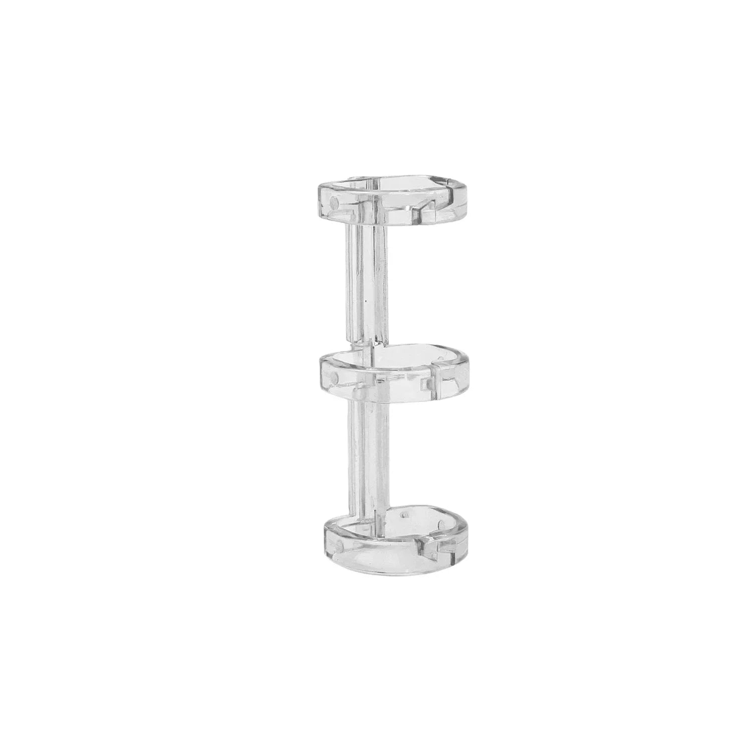 Removable Binder Book Binding Rings Plastic Book Rings Clear Folder Binder Clips Scrapbook Binding Button School Loose Leaf Clip