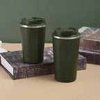 1pc 380/510ML Travel Stainless Steel Coffee Cup Thermal Mug Leak-Proof Thermos Bottle Tea Coffee Mug Vacuum Flask Insulated Cups