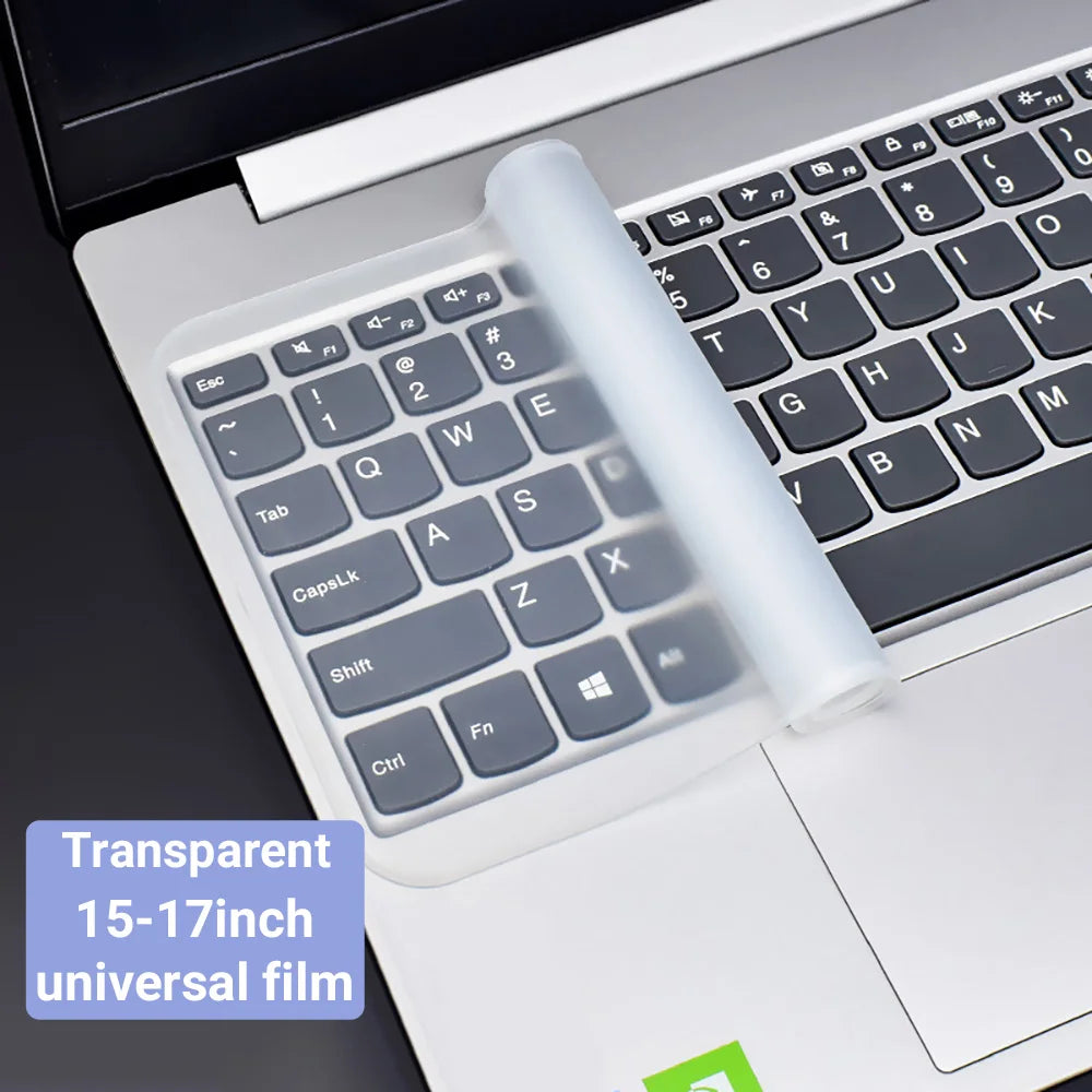 13-17 Inch Universal Laptop Keyboard Cover Soft Silicone Dustproof And Waterproof Protective Film For Notebook Computers