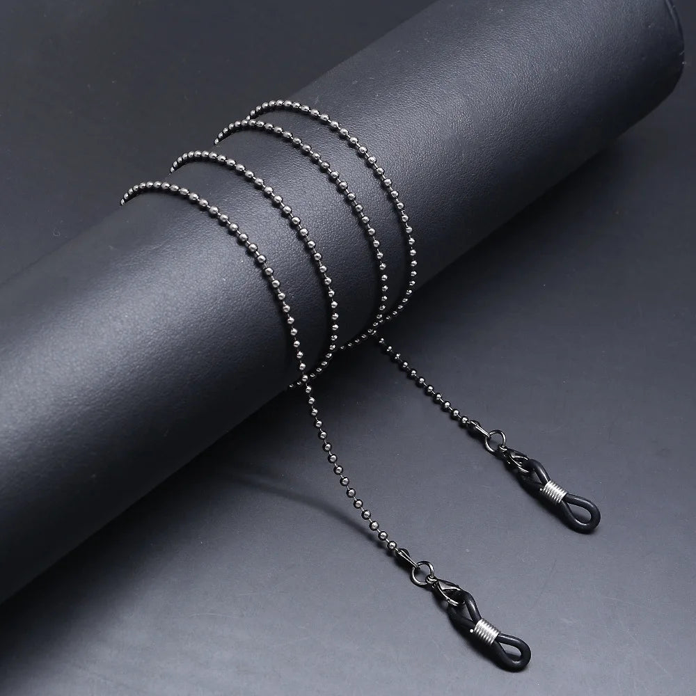 Fashion Reading Glasses Chain Pearl Flower Glasses Hanging Rope Anti-Lost Eyewear Mask Lanyard Women Sunglasses Glasses Chain