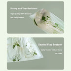 50 100pcs Scented Drawstring Trash Bags Thickened Camellia Fragrance Garbage Bag for Kitchen Odor Control Waste Bag