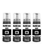 T103 103 104 Refill Dye Ink For Epson Eco Tank L1110 L3100 L3110 L3111 L3116 L3150 L3151 L3156 L3160 5190 Desktop Printer