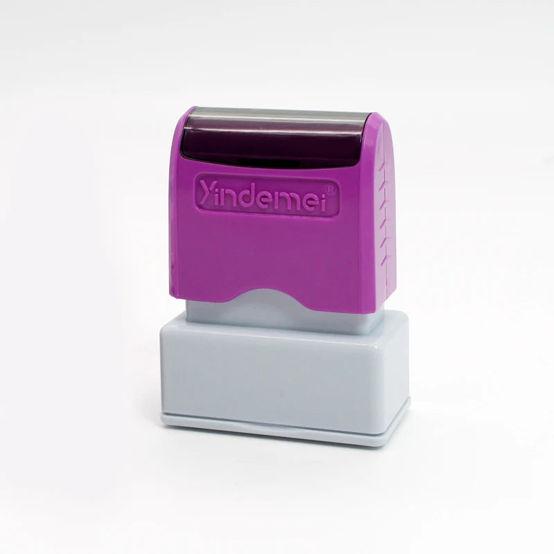 Custom Teacher Name Ink Stamp Signature Calligraphy Selfing-Inking Personalized Letter Stamp For School Student Child