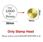 Custom Stamps Personalized Logo Metal Stamps Custom Wax Seals Stamps Customize Your Own Logo Gift Stamps Invitation Stamps
