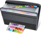 Kobest Expanding File Organizer 13 Pocket Accordion A4 Document Ziper Folder Bag Hot Style