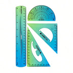 20cm Soft Ruler  with Gradient Ombre Style and Length Measured in Both Centimeters and Inches Suitable  Students  School Use