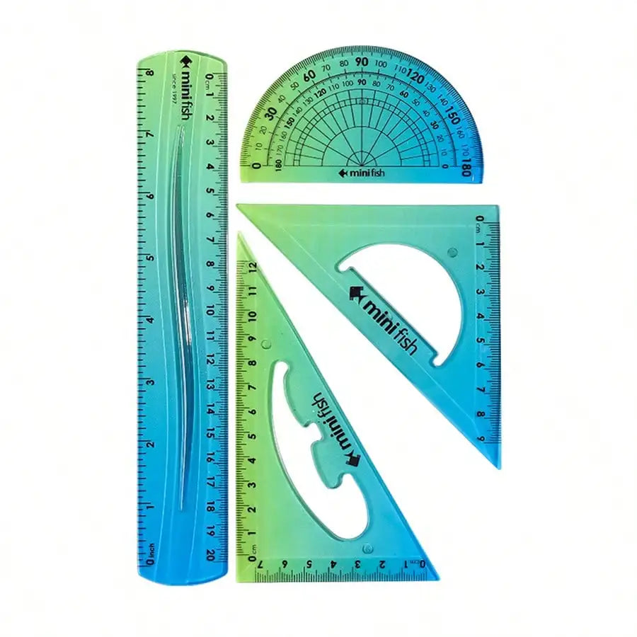 20cm Soft Ruler  with Gradient Ombre Style and Length Measured in Both Centimeters and Inches Suitable  Students  School Use