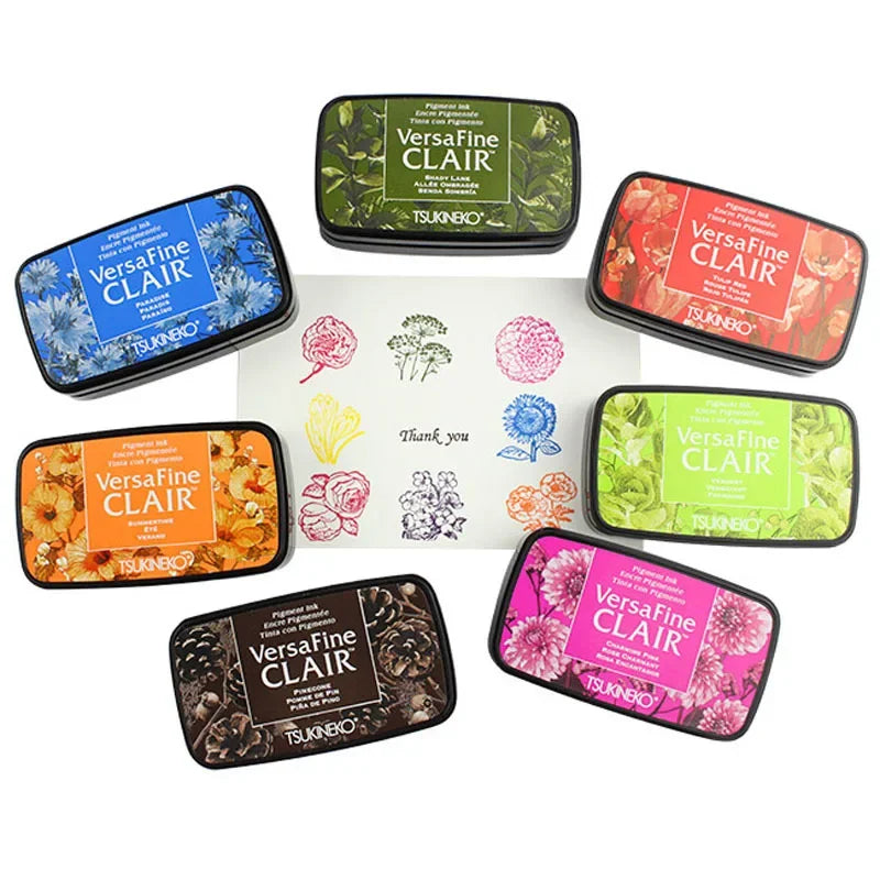 Quick Dry Detail Ink Pad DIY Making Greeting Cards Smearing Stamps Tsukineko VersaFine CLAIR