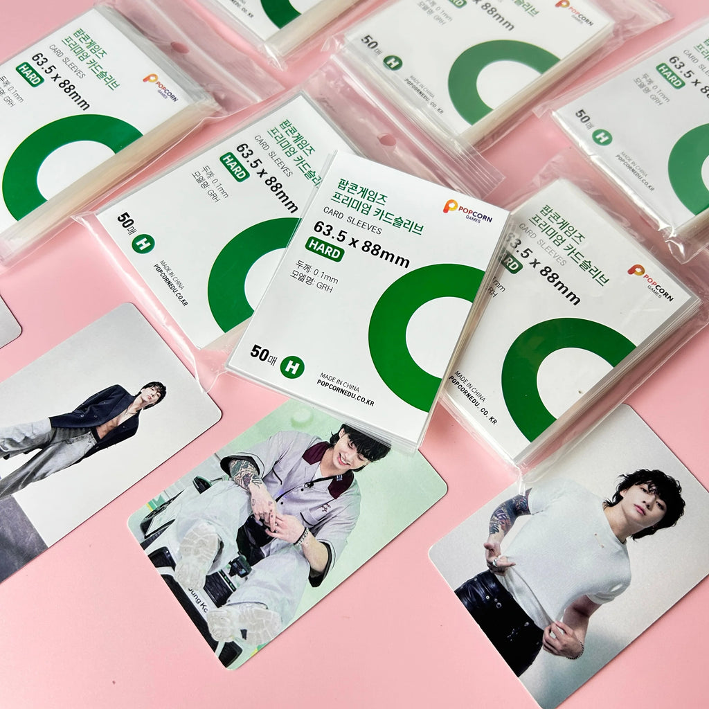 50-500Pcs Premium HD Transparent Kpop Idol Card Protective Sleeve Album Photo Waterproof Protector Game Card Holder