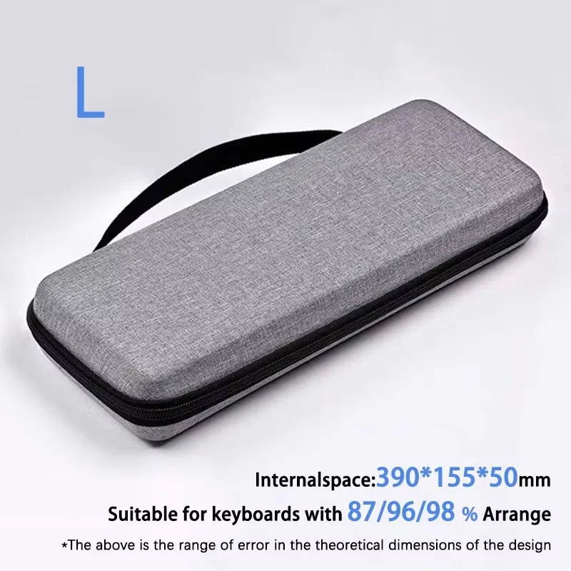 1pc Professional EVA Keyboard Case, Waterproof Protective Bag for Mechanical Keyboard 61 To Full Size, Travel & Home Use