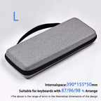 1pc Professional EVA Keyboard Case, Waterproof Protective Bag for Mechanical Keyboard 61 To Full Size, Travel & Home Use