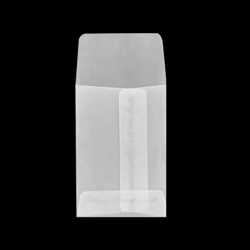 50pcs/lot Translucent Mini Envelope Jewelry Storage Bag for Card Earring Necklace Gift Packaging Bags Wedding Wedding Envelopes
