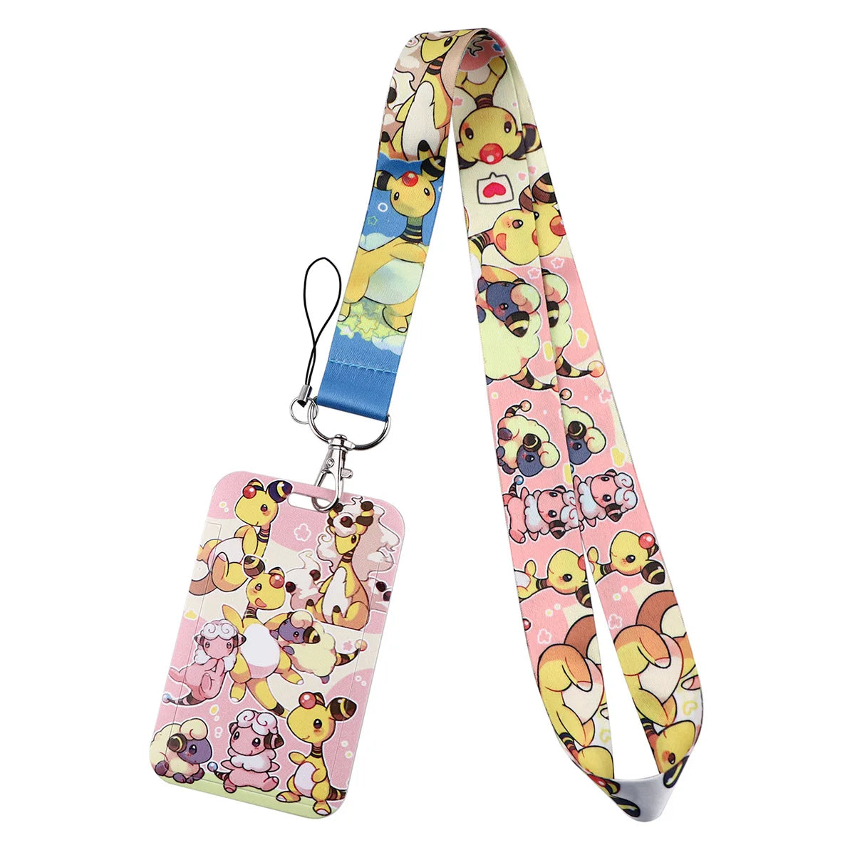 Cute Anime Lanyards For Key Neck Strap Lanyards ID Badge Holder Keychain Key Holder Hang Rope Keyrings Accessories Gifts