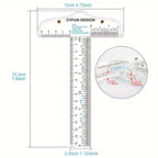 Precision 6 & 12 Acrylic T-Square Ruler – Perfect Alignment Tool for Crafting, Cardmaking, and Scrapbooking