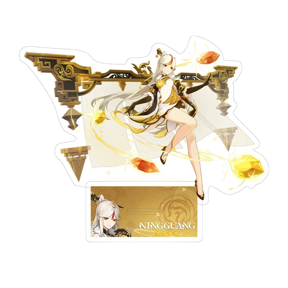 Odette Lohen Flins Durin Mavuika Columbina Xiao Arlecchino Acrylic Anime Model Furina Collect Desktop Decoration Keychains Gift