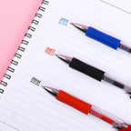 Press Gel Pen Signature pens Blue Black Red Refill Pen Bullet tip Gel Pen School office supplies art stationery