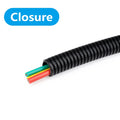 1~10m PP Insulated Corrugated Split Loom Tube AD 7.5/10/11.6/13/28.5/34.5mm for Wire Cable Harness Threading Protection Sleeving