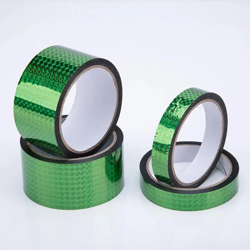 30/50M Self-Adhesive Decorative Laser Tape DIY Glitter Party Gift Packing Home Decor Tape Hot Stamping Sticker Gold Silver Tape