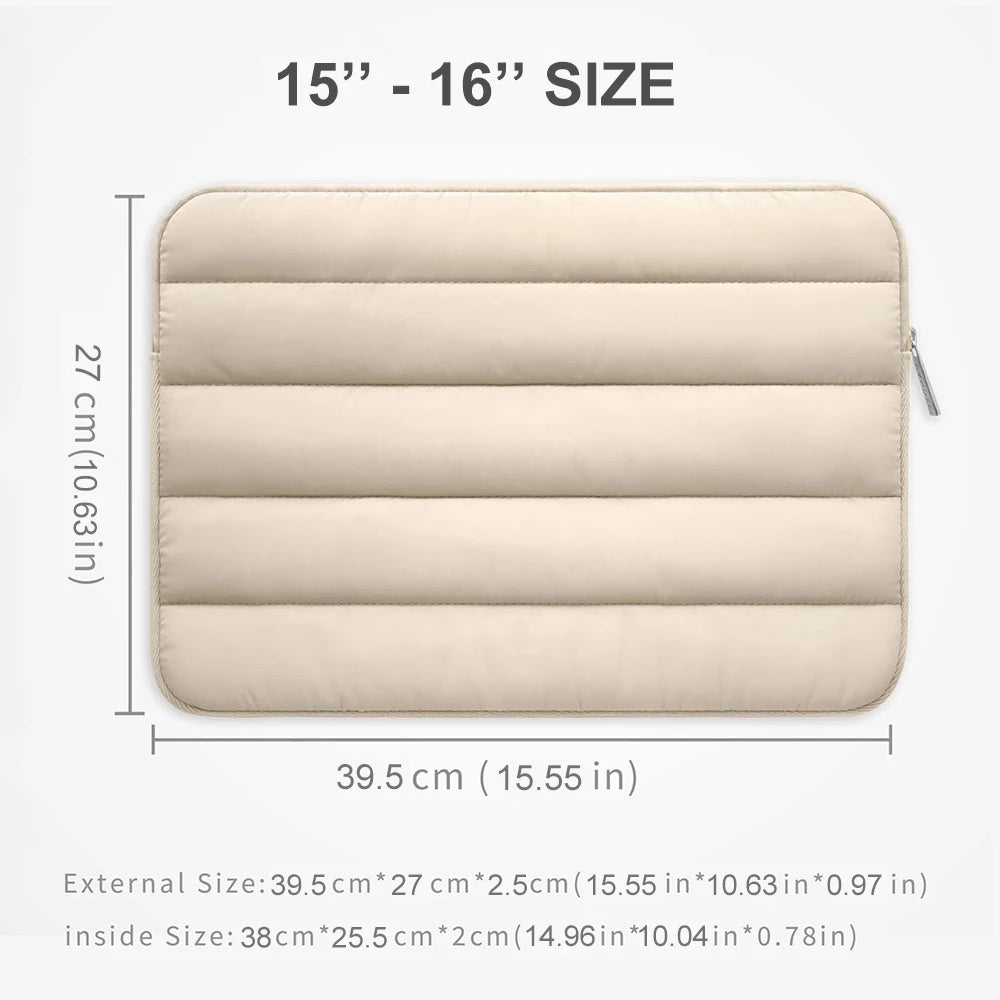 Laptop Bag Tablet Sleeve 9" 10" 11" 12.9" 13" 14" 15" 16" for iPad Air Pro M4 XiaoMi Pad for Samsung Huawei Shockproof Pouch Bag