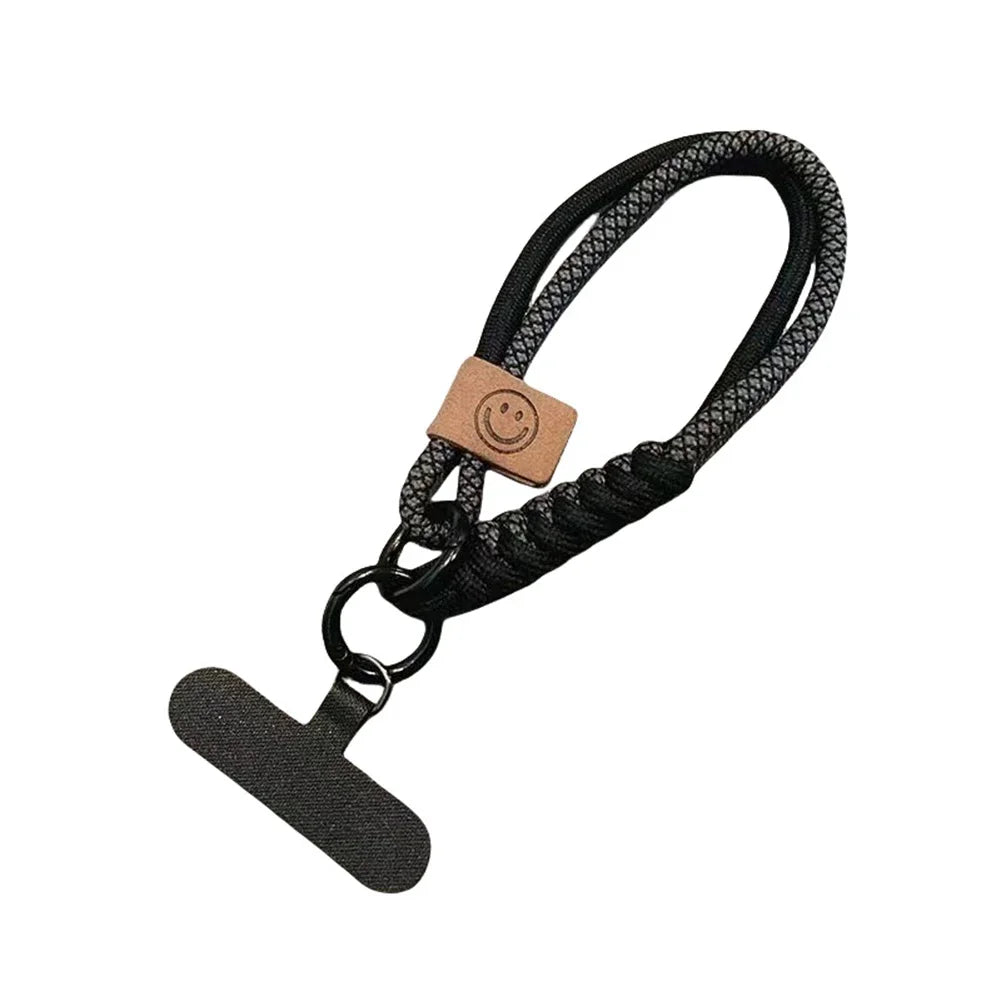Universal Collision Color Woven Phone Straps Short Handheld Pendant Anti Fall Versatile Wristband Mobile Phone Hanging Rope